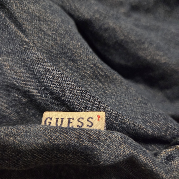 Vintage 90s Guess Baby Blue Denim Dress 18M - Picture 10 of 10